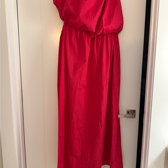 Esse Studios Red Italian Cotton Cutout Dress- US6 - Picture 5 of 14